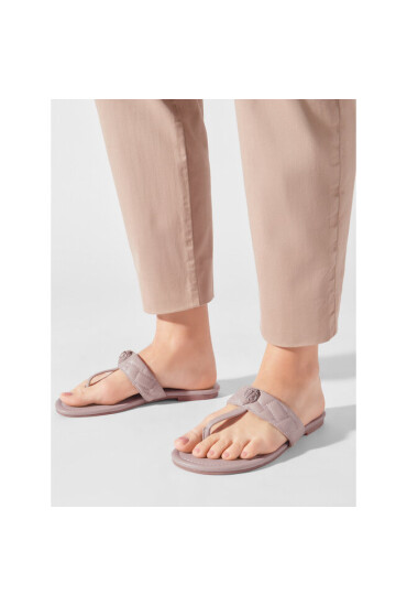 Kurt Geiger Джапанки Kensington T-Bar Sandal 8651424109 Blush - Mera.bg