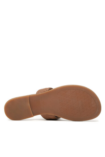 Kurt Geiger Джапанки Kensington T-Bar Sandal 8651448109 Кафяв - Mera.bg