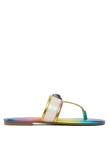 Kurt Geiger Джапанки Kensington Vinyl T-Bar 9797769979 Цветен - Mera.bg