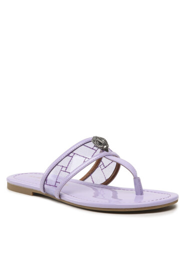 Kurt Geiger Джапанки Kensington Vinyl T-Bar 9797795979 Lilac - Mera.bg
