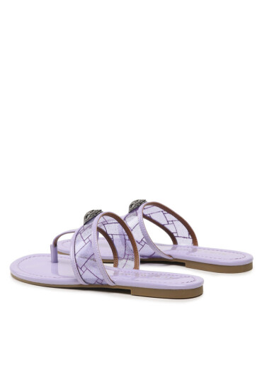 Kurt Geiger Джапанки Kensington Vinyl T-Bar 9797795979 Lilac - Mera.bg
