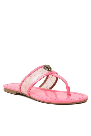 Kurt Geiger Джапанки Kensington Vinyl T-Bar 9797798979 Pink - Mera.bg