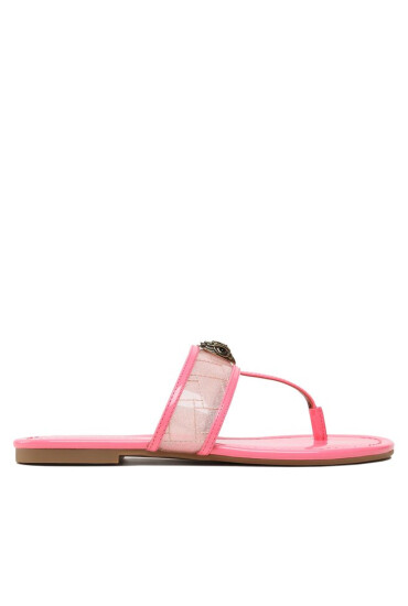 Kurt Geiger Джапанки Kensington Vinyl T-Bar 9797798979 Pink - Mera.bg