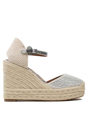 Kurt Geiger Еспадрили Mandy Espadrille Wedge 9798910609 Бял - Mera.bg