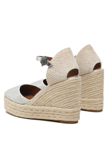 Kurt Geiger Еспадрили Mandy Espadrille Wedge 9798910609 Бял - Mera.bg