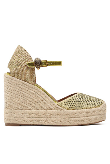 Kurt Geiger Еспадрили Mandy Espadrille Wedge 9798993609 Yellow - Mera.bg