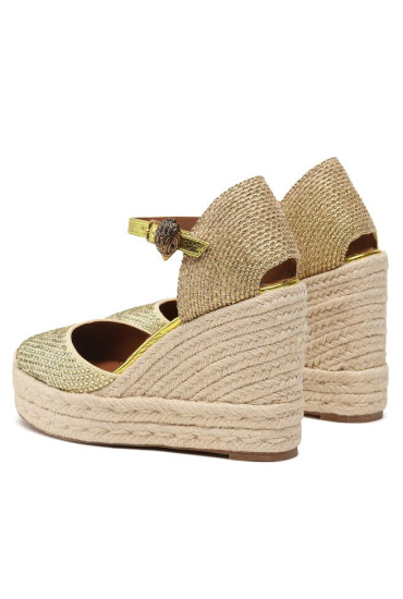 Kurt Geiger Еспадрили Mandy Espadrille Wedge 9798993609 Yellow - Mera.bg