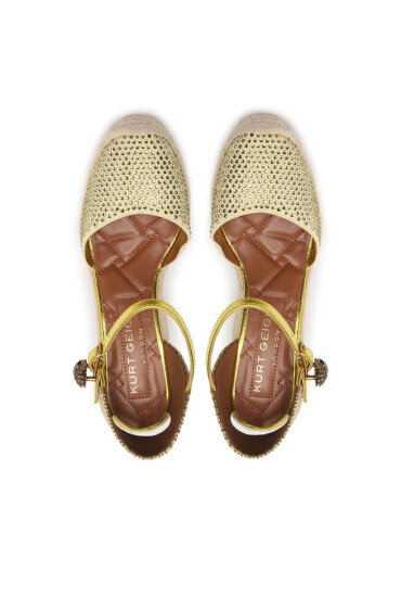 Kurt Geiger Еспадрили Mandy Espadrille Wedge 9798993609 Yellow - Mera.bg