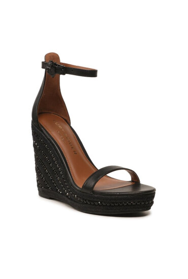 Kurt Geiger Еспадрили Shoreditch Wedge 9783800109 Black - Mera.bg