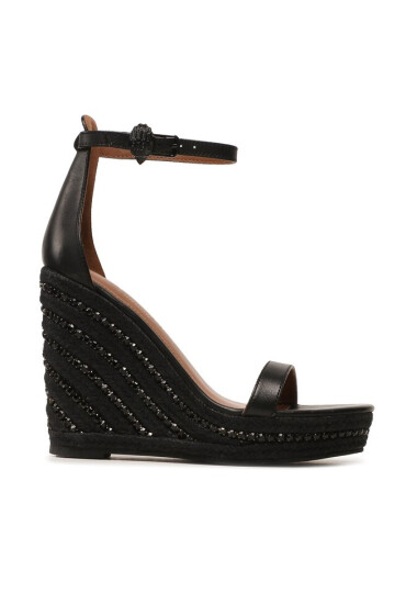 Kurt Geiger Еспадрили Shoreditch Wedge 9783800109 Black - Mera.bg