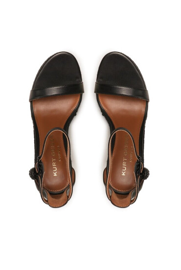 Kurt Geiger Еспадрили Shoreditch Wedge 9783800109 Black - Mera.bg