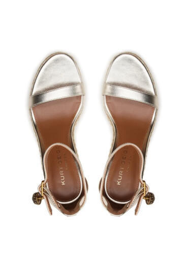 Kurt Geiger Еспадрили Shoreditch Wedge 9783861109 Gold - Mera.bg