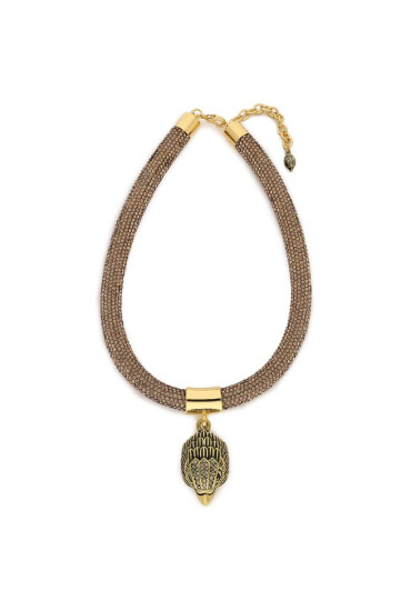 Kurt Geiger Колие Crystal Rope Necklace 9635561999 Gold - Mera.bg