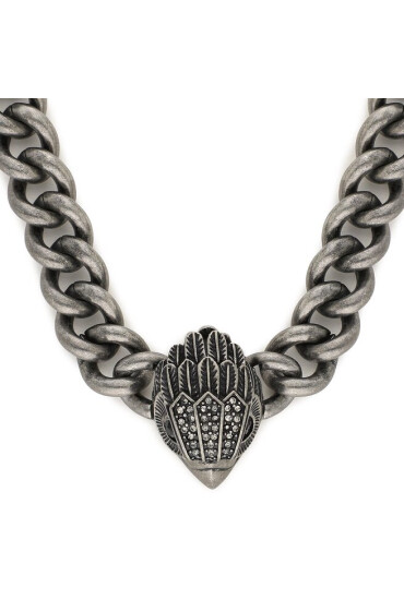 Kurt Geiger Колие Eagle Collar Necklace 8837264429 Сив - Mera.bg