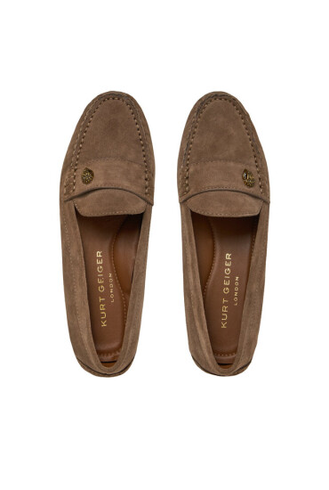 Kurt Geiger Мокасини Eagel Driver 1292947209 Taupe - Mera.bg