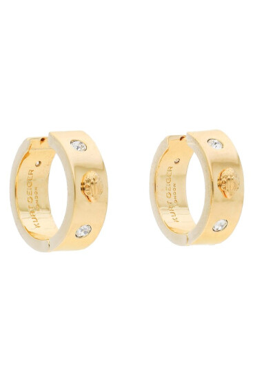 Kurt Geiger Обици Metal Eagle Hoops 8840361429 Gold - Mera.bg