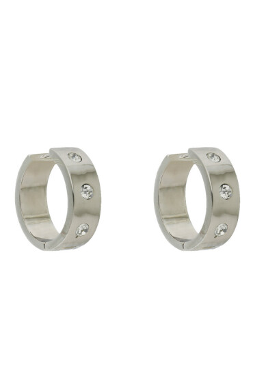 Kurt Geiger Обици Metal Eagle Hoops 8840363429 Сребрист - Mera.bg