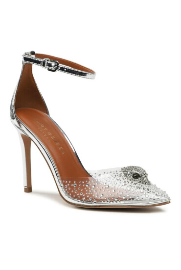 Kurt Geiger Обувки на ток 225-Crystal Vinyl 9989663999 Сребрист - Mera.bg