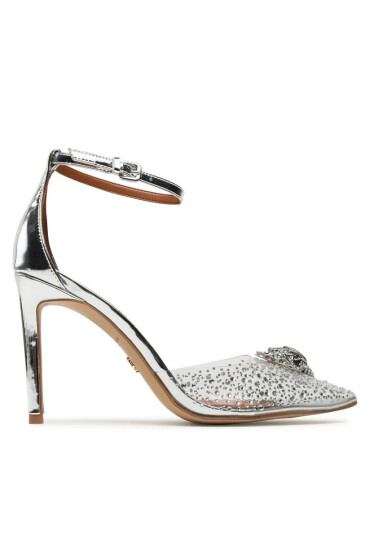 Kurt Geiger Обувки на ток 225-Crystal Vinyl 9989663999 Сребрист - Mera.bg