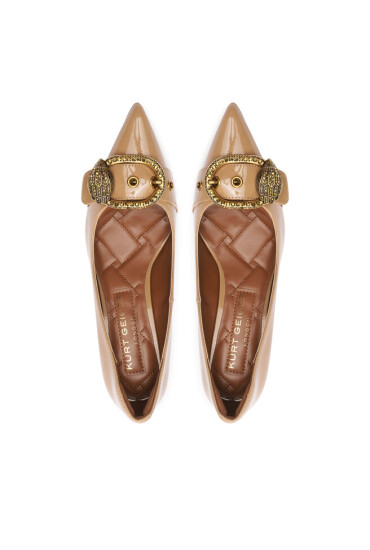 Kurt Geiger Обувки на ток 225-Mayfair Court 9981448319 Camel - Mera.bg