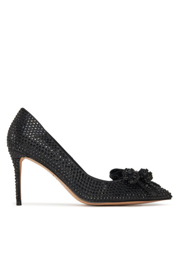 Kurt Geiger Обувки на ток Belgravia Drench Bow Heel 1288500759 Black - Mera.bg