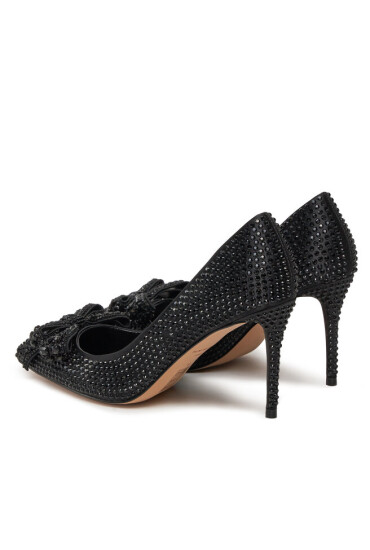 Kurt Geiger Обувки на ток Belgravia Drench Bow Heel 1288500759 Black - Mera.bg