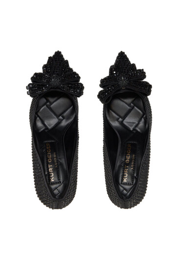 Kurt Geiger Обувки на ток Belgravia Drench Bow Heel 1288500759 Black - Mera.bg