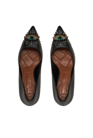 Kurt Geiger Обувки на ток Belgravia Eye Emb 1288900109 Черен - Mera.bg