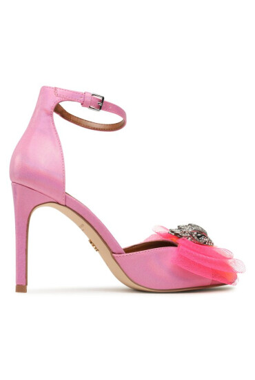 Kurt Geiger Сандали 225-Kensington Bow Sandal 9989198609 Розов - Mera.bg