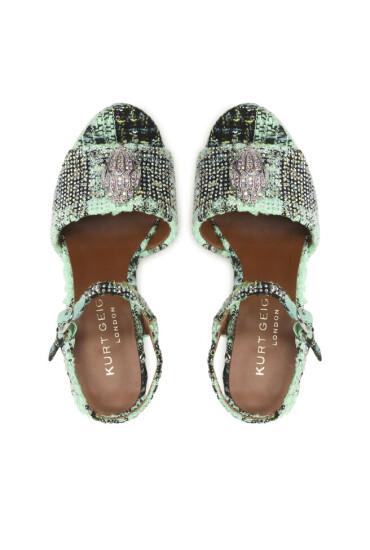 Kurt Geiger Сандали 225-Kensington Platform Sdl 9798875609 Зелен - Mera.bg