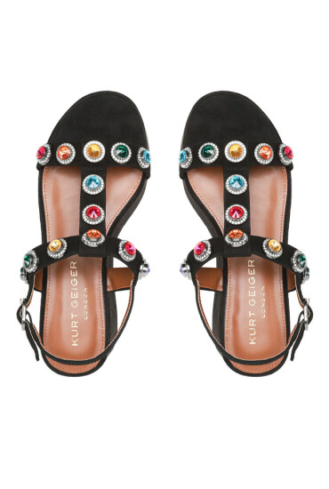 Kurt Geiger Сандали 225-Octavia Platform 9991300209 Черен - Mera.bg