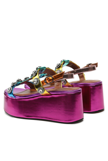 Kurt Geiger Сандали 225-Octavia Platform 9991369109 Цветен - Mera.bg