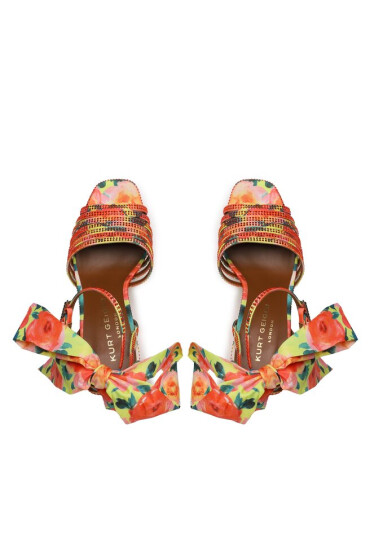 Kurt Geiger Сандали Pierra Ankle Tie Platform 9797691609 Orange - Mera.bg