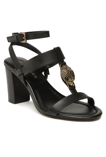 Kurt Geiger Сандали Hampton T-Bar Block 9791100109 Black - Mera.bg