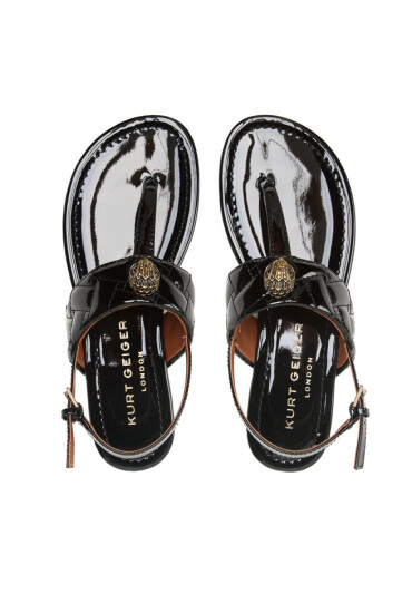Kurt Geiger Сандали Kensington T-Bar Sling 9797000309 Черен - Mera.bg