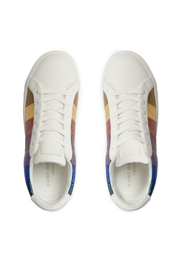 Kurt Geiger Сникърси 225-Lane Stripe 2626099109 Бял - Mera.bg