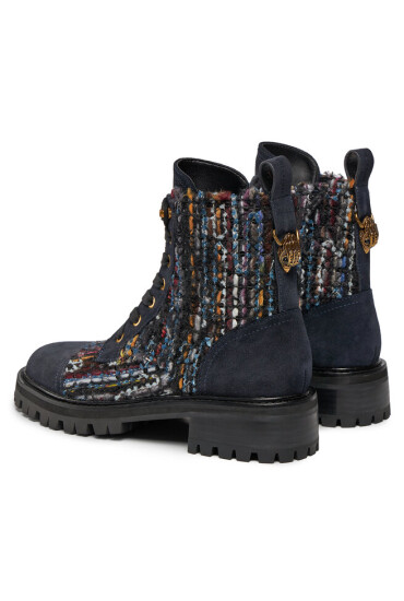 Kurt Geiger Туристически oбувки 225-Kensington Combat Boot 554589619 Тъмносин - Mera.bg