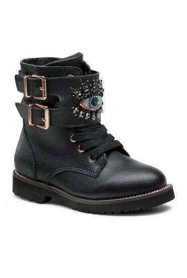 Kurt Geiger Туристически oбувки Mini Sutton Eye 9390400109 Black - Mera.bg