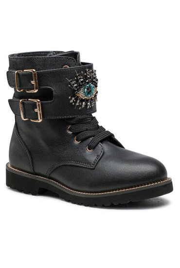 Kurt Geiger Туристически oбувки Mini Sutton Eye 9391800109 Black - Mera.bg