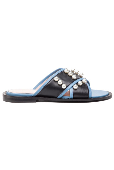 L37 Чехли Pearls And Sea S29S32 Black /Blue - Mera.bg