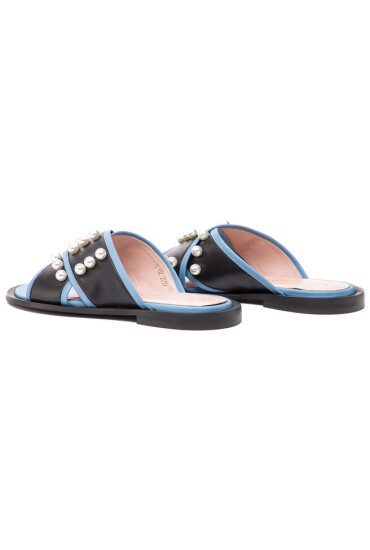 L37 Чехли Pearls And Sea S29S32 Black /Blue - Mera.bg
