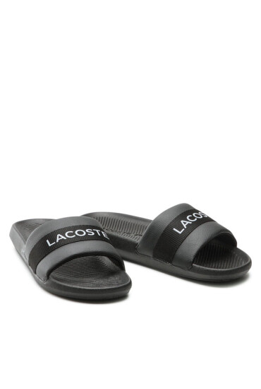 Lacoste Чехли Croco Slide 0721 1 Cma 7-41CMA000702H Черен - Mera.bg