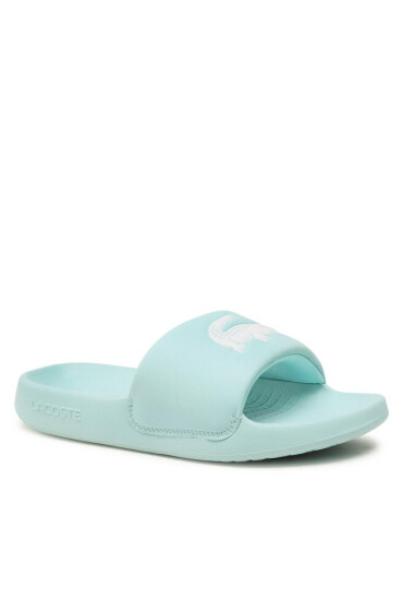 Lacoste Чехли Croco 1.0 123 1 Cfa 745CFA00022L5 Trqs/Wht - Mera.bg