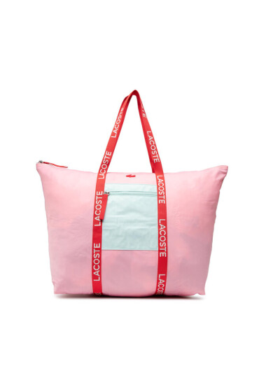 Lacoste Дамска чанта Xl Shopping Bag NF3835VA Lotus Serimgat Pompier - Mera.bg