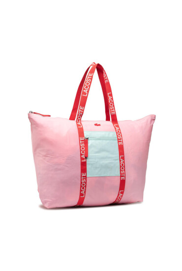 Lacoste Дамска чанта Xl Shopping Bag NF3835VA Lotus Serimgat Pompier - Mera.bg