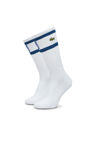 Lacoste Дълги чорапи RA8095-00 F2F Бял - Mera.bg