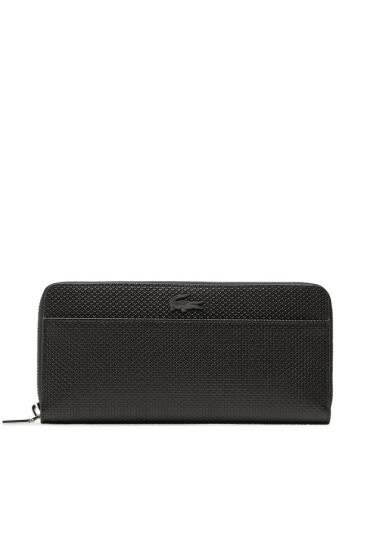 Lacoste Голям дамски портфейл L Zip Wallet NF3885KL Noir 000 - Mera.bg