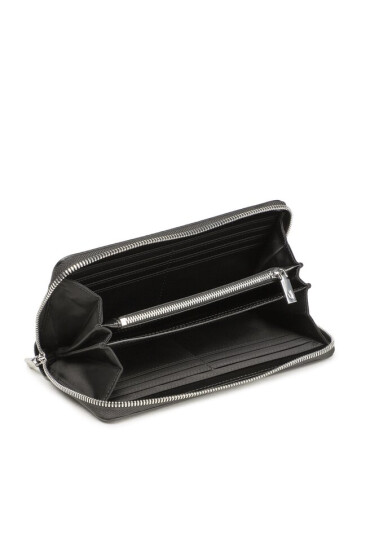 Lacoste Голям дамски портфейл L Zip Wallet NF3885KL Noir 000 - Mera.bg
