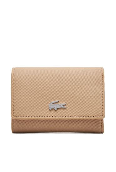 Lacoste Голям дамски портфейл NF4190AA Бежов - Mera.bg