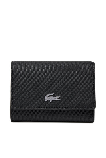 Lacoste Голям дамски портфейл NF4190AA Черен - Mera.bg